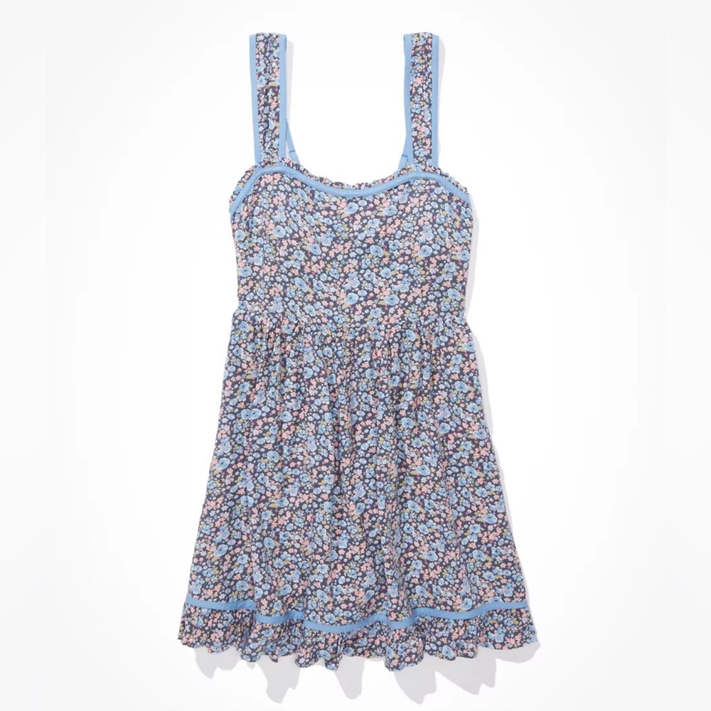 AE Tie-back Baby Doll Mini Dress